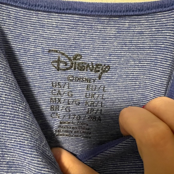 Disney Blue Minnie Mouse Crop Top - Picture 4 of 4